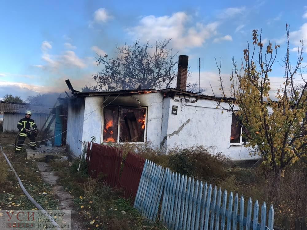 Парень получил тяжелые ожоги в пожаре под Одессой (фото) «фото»