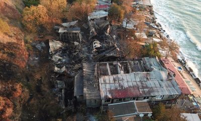 Пепелище Черноморки: все, что осталось после ночного пожара (фоторепортаж) «фото»