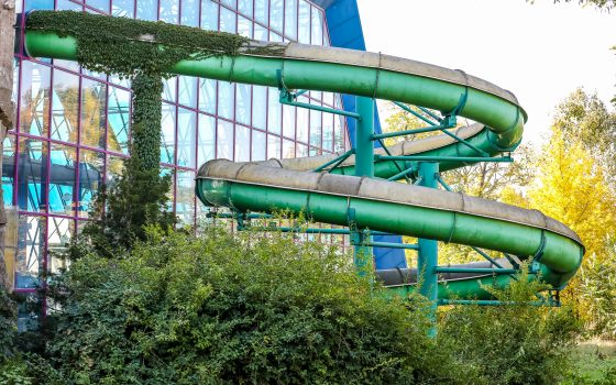 Аквапарк в Чабанке: заброшенное величие на балансе Одесского порта (фото, видео) «фото»