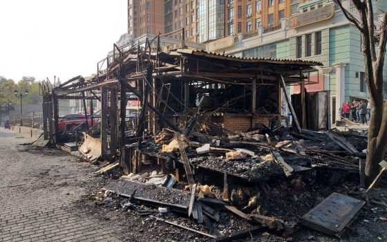 В Одессе сгорело помещение кафе в районе Аркадии (фото) «фото»