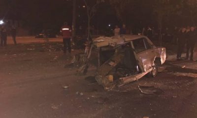 На Грушевского “ВАЗ” разорвало на две части после лобового ДТП usionline.com На Грушевского “ВАЗ” разорвало на две части после лобового ДТП «фото»