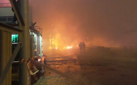 Пожар на маслокомбинате в Южном тушили почти 12 часов (фото) «фото»