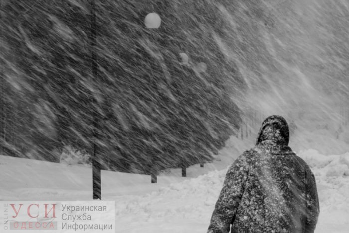 На север Одесской области надвигается снежный шторм «фото»