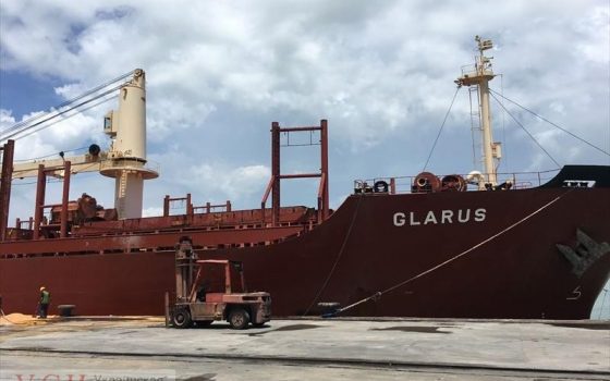 В Черноморском порту пришвартовалось судно, подвергшееся нападению нигерийских пиратов «фото»