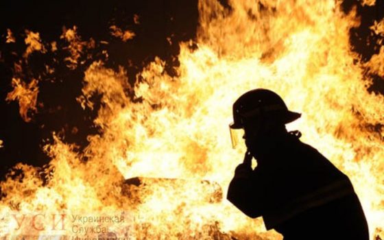 На 13 Фонтана сгорел вагон на стройке: погиб мужчина «фото»