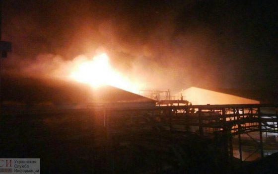 Масштабный пожар в Южном: горит завод по изготовлению маргарина (видео, фото) ОБНОВЛЕНО «фото»