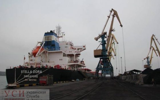 В порт “Южный” доставили еще одну партию африканского угля «фото»