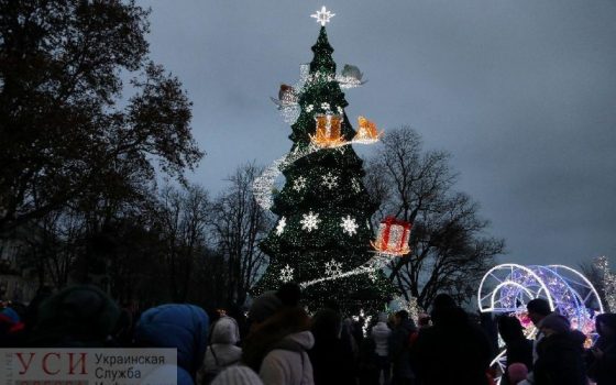 Секретная новогодняя ель: в центре Одессы праздничную красавицу запрещают снимать с дрона (видео) «фото»