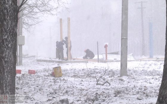 Строительство “Догтауна” на территории Мемориала 411-й батареи продолжается, несмотря на протесты одесских активистов (фото) «фото»