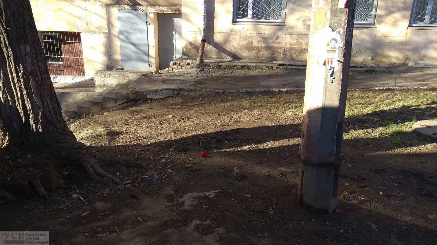 Годовщина стрельбы на Новосельского: на место гибели полицейского принесли лишь одну гвоздику (фото) «фото»