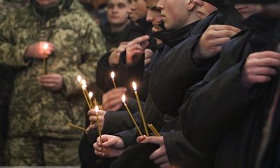 Командование ВМС, курсанты и военные провели молебен в гарнизонном храме Одессы (фото) «фото»