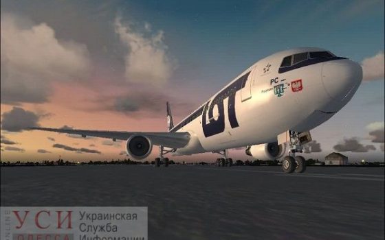 В Одесском аэропорту экстренно приземлился польский самолет «фото»