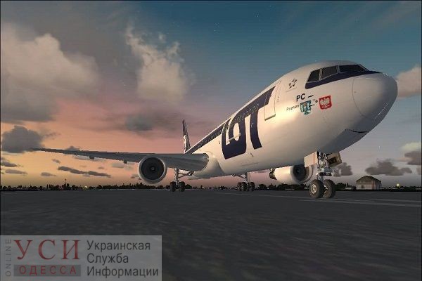 В Одесском аэропорту экстренно приземлился польский самолет «фото»