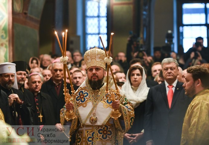 В Софии Киевской проходит интронизация митрополита Епифания «фото»