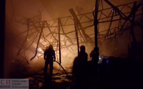 Пожар на скандальном заводе под Одессой унес жизнь человека (фото) «фото»