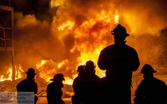 Пожарные спасли двоих маленьких детей из горящего дома под Одессой (фото) «фото»