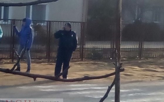 После гибели школьницы в ДТП под Аккерманом у школы начал дежурить полицейский (фотофакт) «фото»