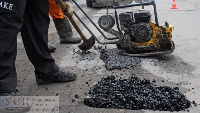 Во время ямочного ремонта на улицах Одессы не будут перекрывать движение «фото»