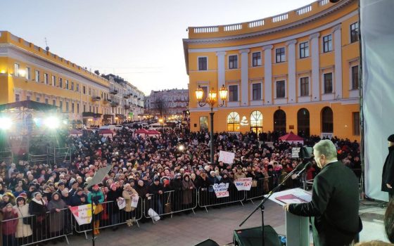 “Посмотрите, как Одесса изменилась за последние 5 лет”, – Порошенко выступил у Дюка «фото»