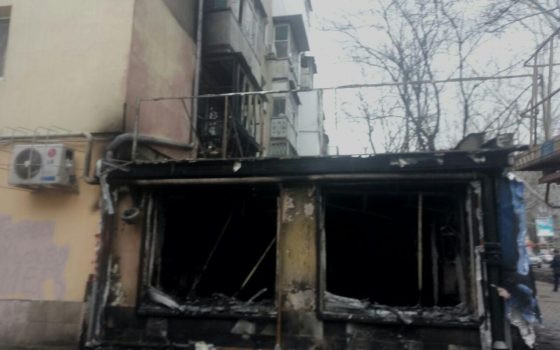 Лотомаркет на Филатова подожгли, – полиция (фото) «фото»