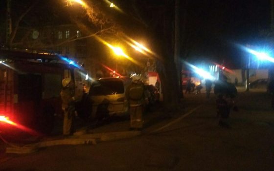 В центре Одессы горит жилой дом (фото) «фото»