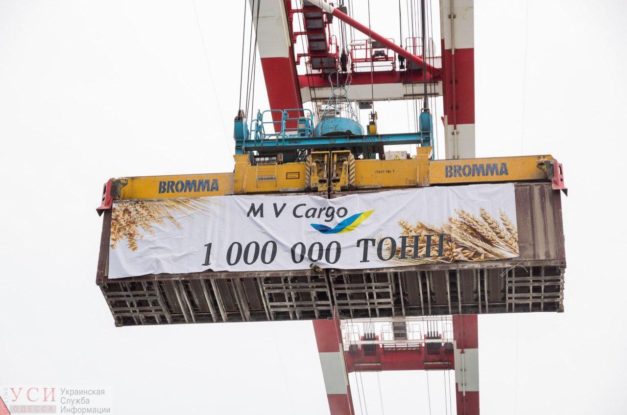 Новый зерновой терминал в порту Южный переработал первый миллион тонн (фото, видео) «фото»