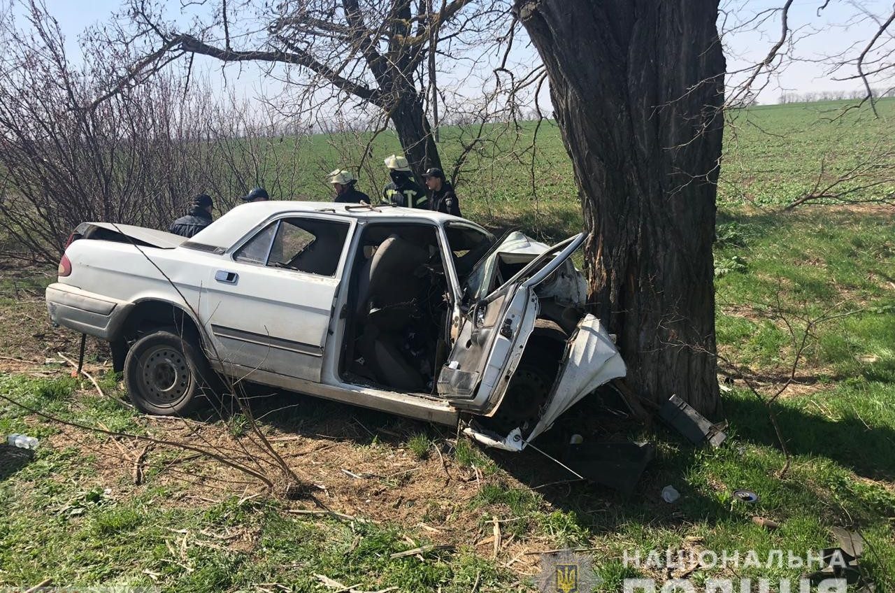 Смертельное ДТП в Одесской области: водитель “Волги” столкнулся с деревом, есть погибшие (фото) «фото»