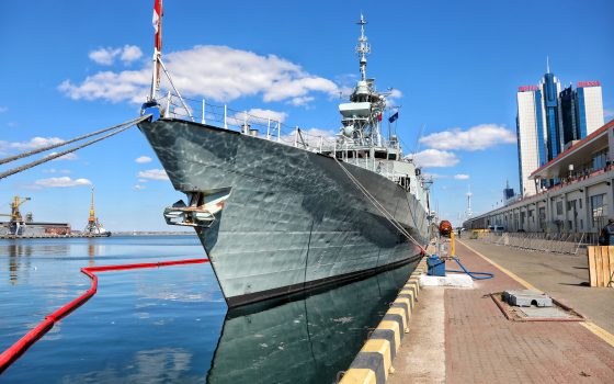 Фрегаты НАТО в Одессе: детали (фоторепортаж) «фото»