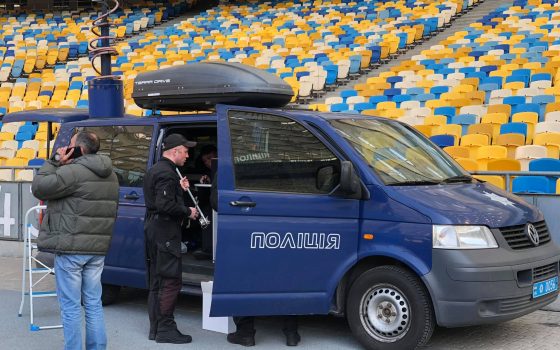 “Олимпийский” готовят к дебатам: полиция прибыла на место для обеспечения безопасности (фото) «фото»