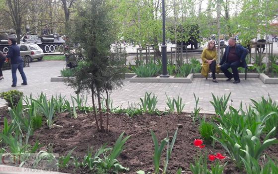 Благоустройство 411-й батареи: озеленили клубы и поставили шлагбаум (фото) usionline.com Благоустройство 411-й батареи: озеленили клубы и поставили шлагбаум (фото) «фото»