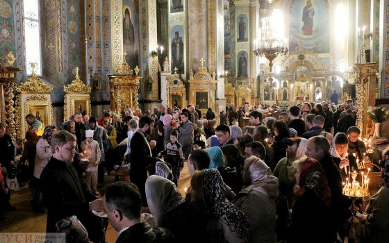 Пасха в Одессе: в православных храмах прошли торжественные богослужения (фоторепортаж) «фото»