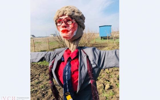 Под Одессой появилось чучело бывшего кандидата в президенты (фото) «фото»