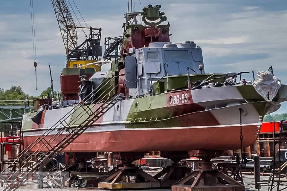 В Измаиле закончили ремонт пограничного катера “Нежин” (фото) «фото»