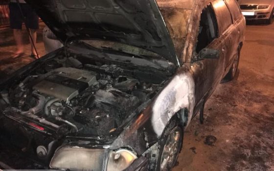 Главреду Дорожного контроля Одессы сожгли автомобиль (фото) «фото»