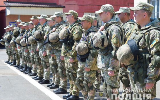 Одесские полицейские отправились в зону ООС (фото) «фото»