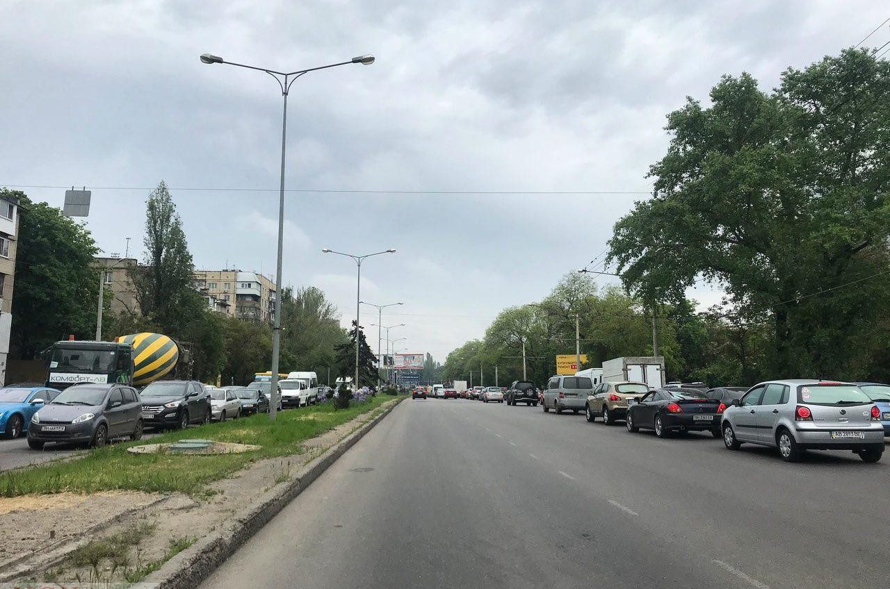 Из-за ДТП и ремонта дороги на Среднефонтанской затруднено движение в центр (карта) «фото»