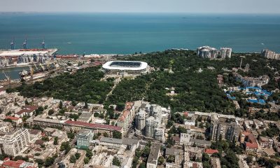 Пролетая над центром Одессы (аэросъемка) «фото»