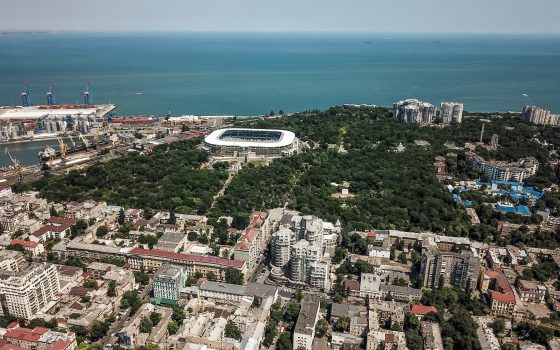 Пролетая над центром Одессы (аэросъемка) «фото»