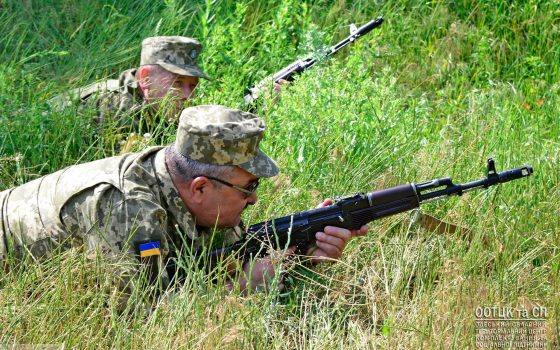 В Одесской области резервисты тренируются в стрельбе, тактике и полевой медицине (фото) «фото»