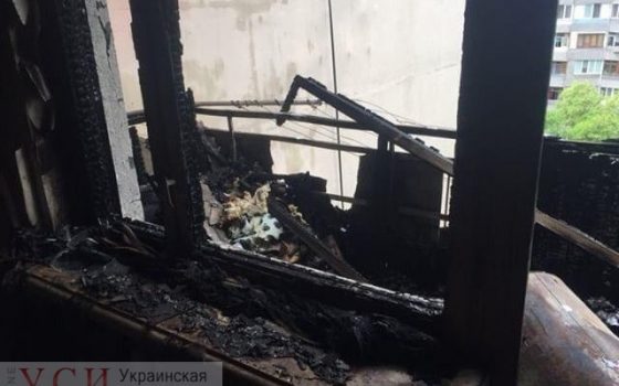 Пожар на проспекте Добровольского: в высотке горят балконы (фото, видео) ОБНОВЛЕНО «фото»