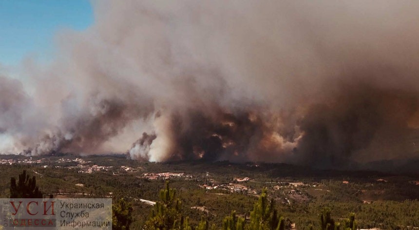 Одесситов предостерегают от посещения центральной и северной Португалии в связи с масштабными пожарами «фото»