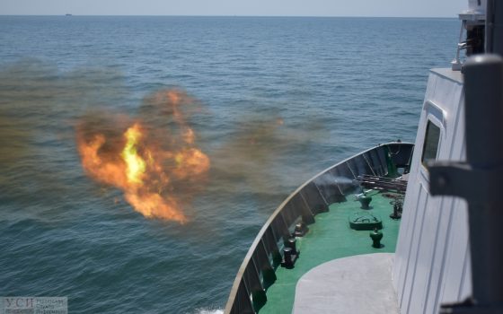 Российская провокация на “Си Бризе”: корабль Черноморского флота вторгся в закрытый на время учений участок моря «фото»