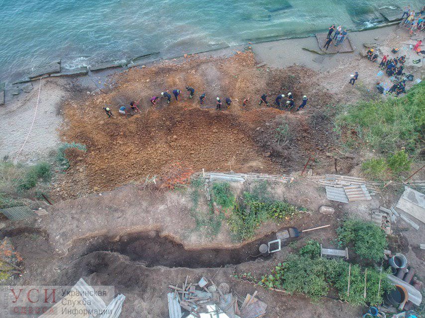 Обрушение в Черноморке: потерпевших под завалами обвалившегося склона не оказалось «фото»