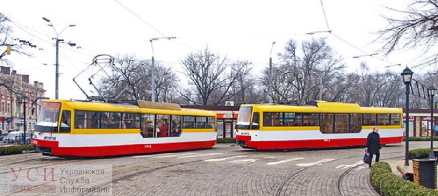 В Одессе приостановили работу семь трамвайных маршрутов «фото»