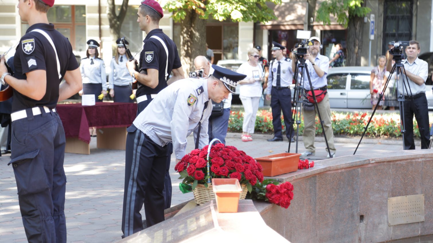 В Одессе почтили память полицейских, погибших при исполнении «фото»