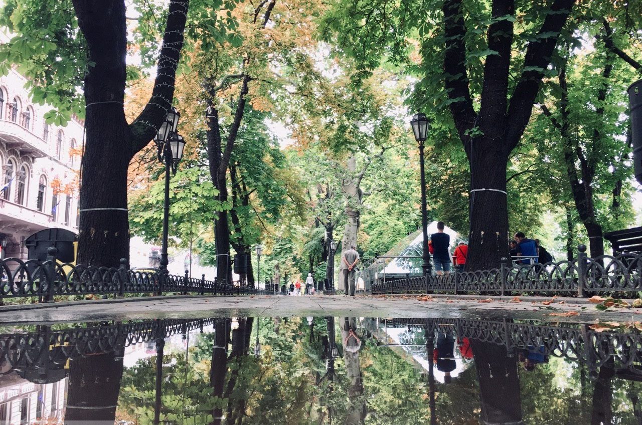 Одесса после дождя – отражение жизни города в лужах (фото) «фото»