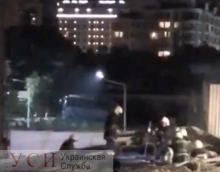 На одесском стадионе “Динамо” тушат пожар (видео) «фото»