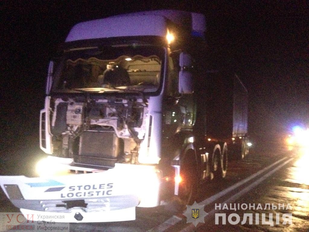 Под Одессой грузовик насмерть сбил пешехода (фото) «фото»