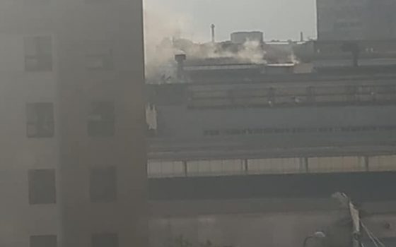В Одессе горит завод строительно-отделочных машин (фото) «фото»
