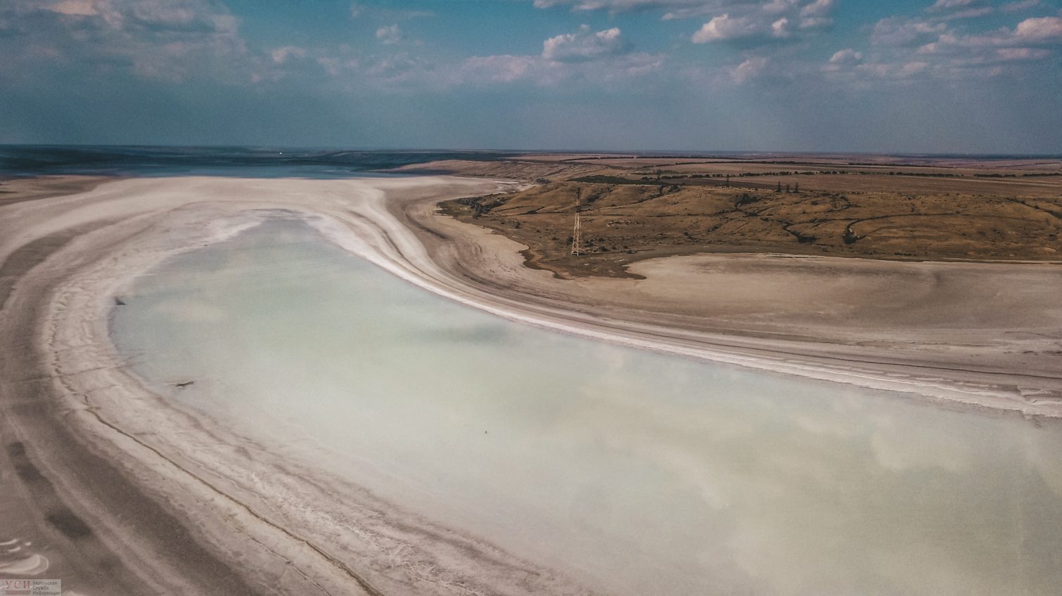 Одесское “Мертвое море”: красота лимана Куяльник с высоты (фоторепортаж) «фото»